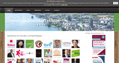 Desktop Screenshot of greenfranchisemarket.com